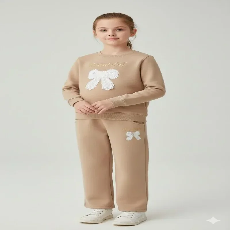 Girls Catfish  SET  WARM FLEECE SET FOR WINTER WEAR