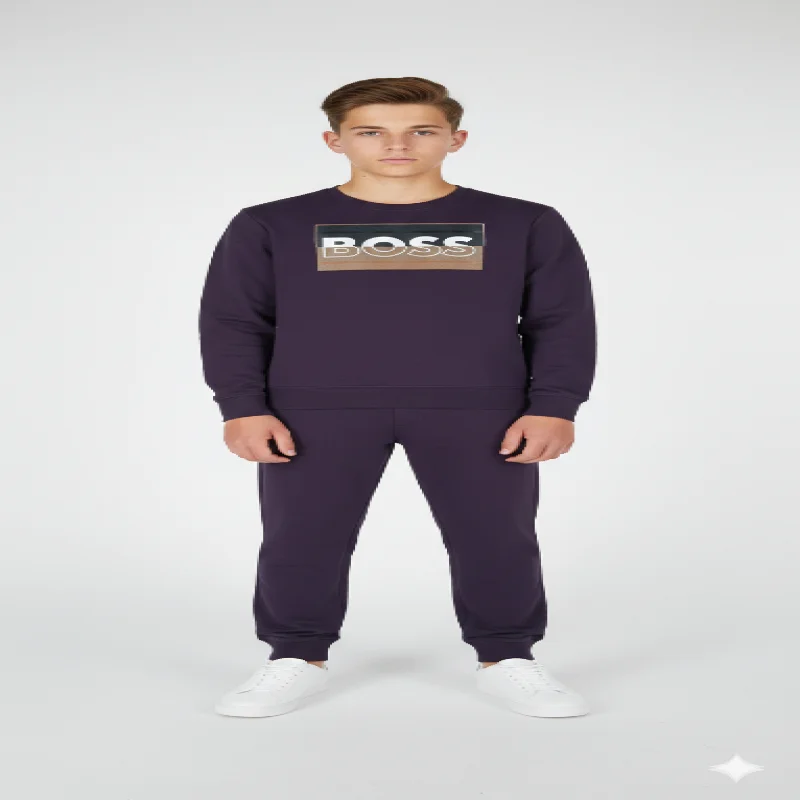 BOOS BOYS SET Terry cotton Autumn wear 