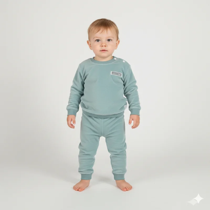 Justme baby clothing set smooth fleece for winter wear 