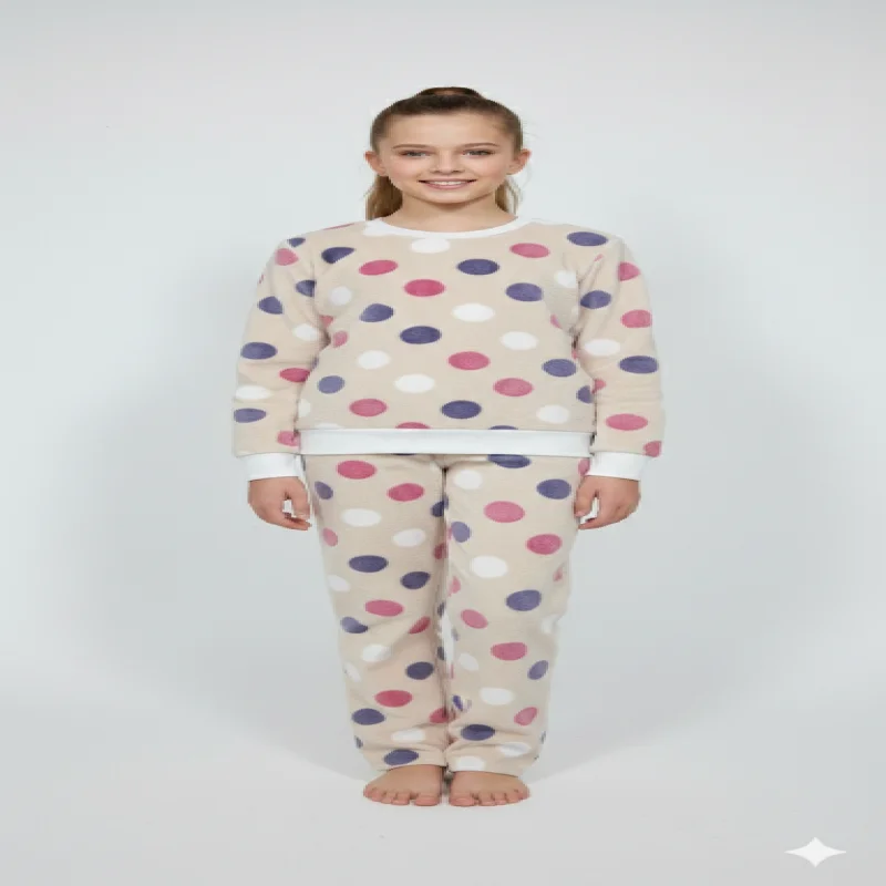 HIGH fashion Girls Night suit having fur for winter wear