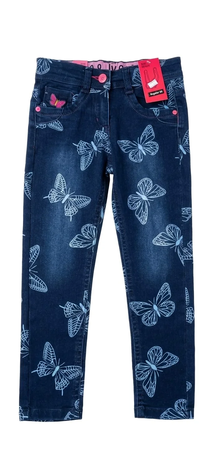 KIKI & KOKO GIRLS PRINTED JEANS FOR SUMMER WEAR