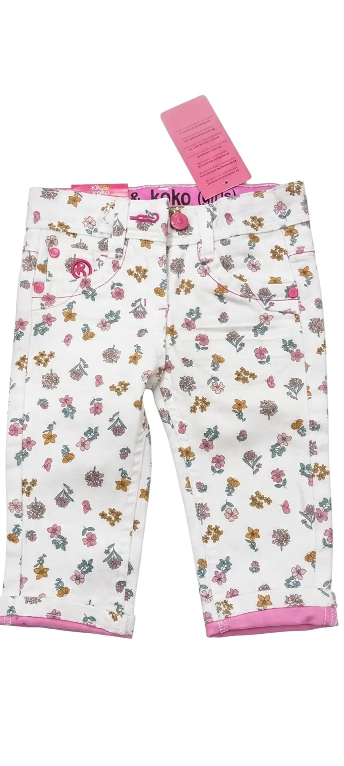 KIKI & KOKO PRINTED GIRLS PANT FOR SUMMER WEAR