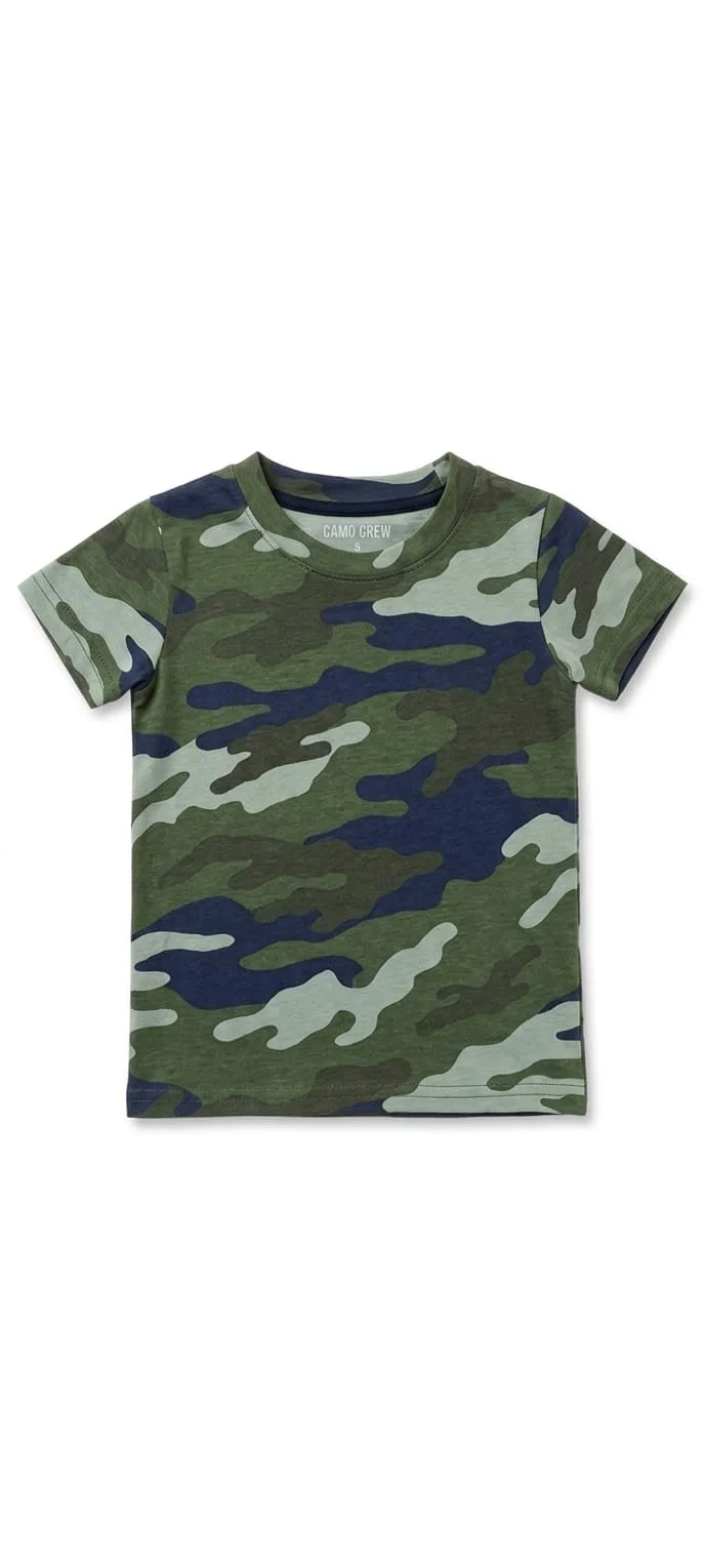 BABY GREEN CAMO T-SHIRTS FOR SUMMER WEAR