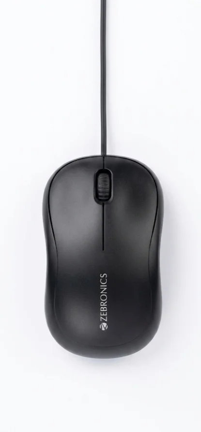 ZEBRONICS WIRED MOUSE USB OBTICAL COMFORT