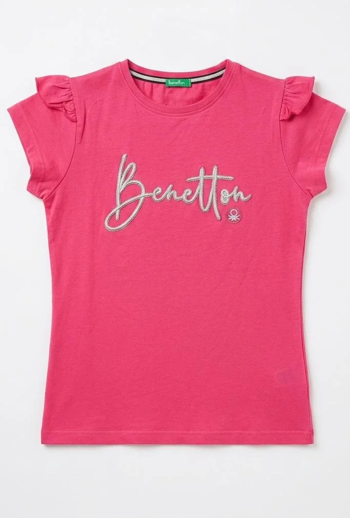 BENETTON GIRLS SHORT SLEEVES FOR SUMMER WEAR