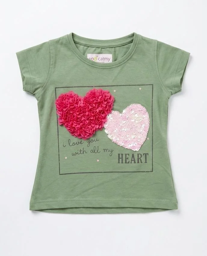 CATFISH GIRLS SHORT SLEEVE FOR SUMMER WEAR