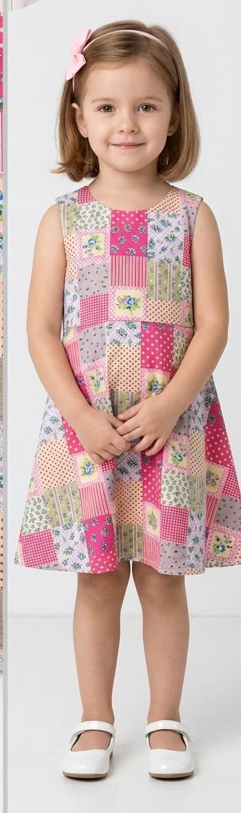 KIDLEY BOO BABY/GIRLS COTTON PRINTED FROCK FOR SUMMER WEAR
