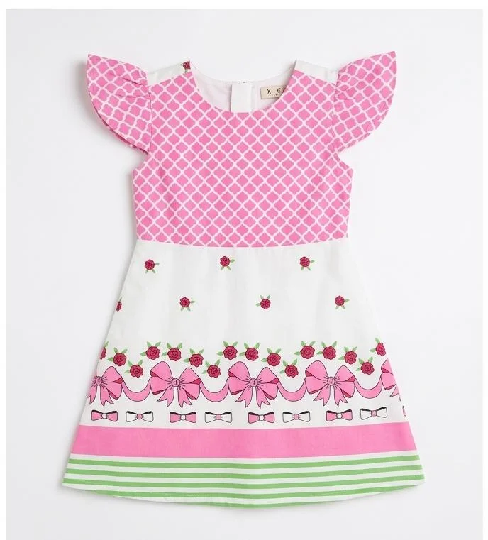 KIDLEY BOO COTTON PRINTED FROCK FOR SUMMER WEAR