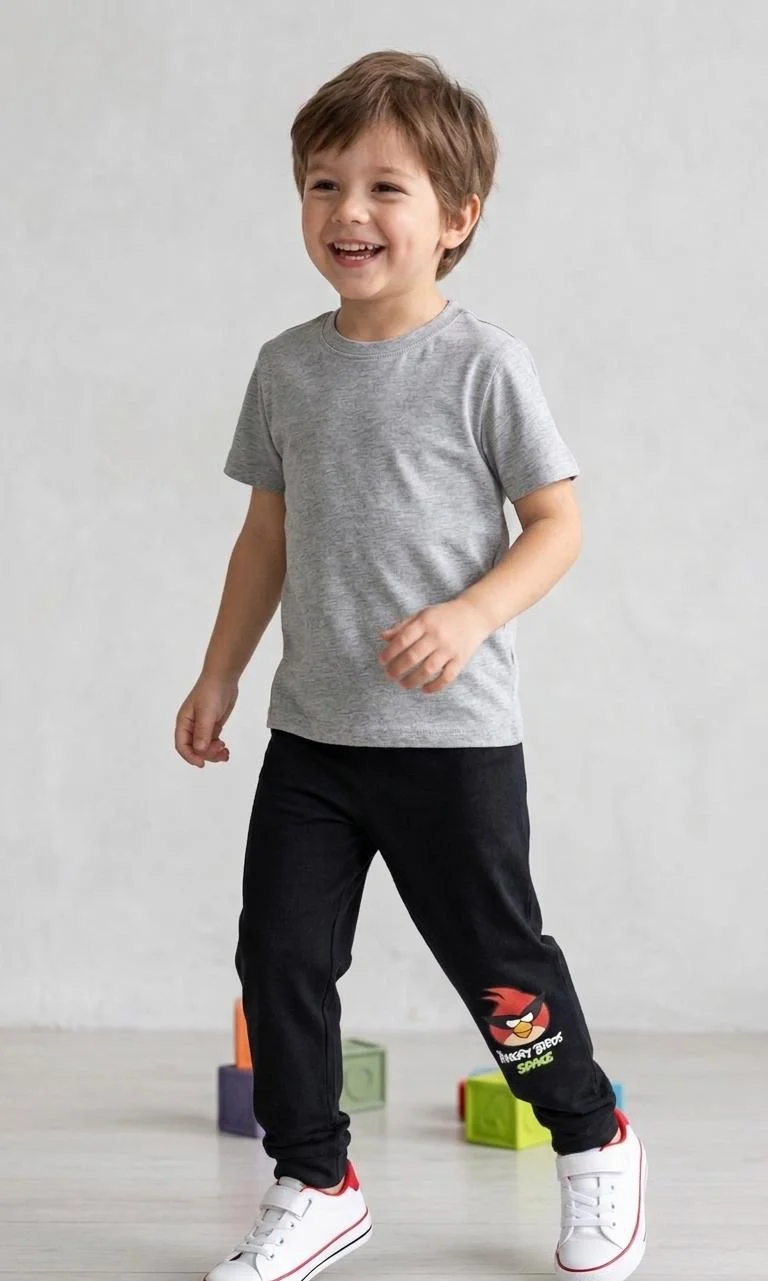 ANGRY BIRDS BOYS TROUSERS FOR SUMMER WEAR