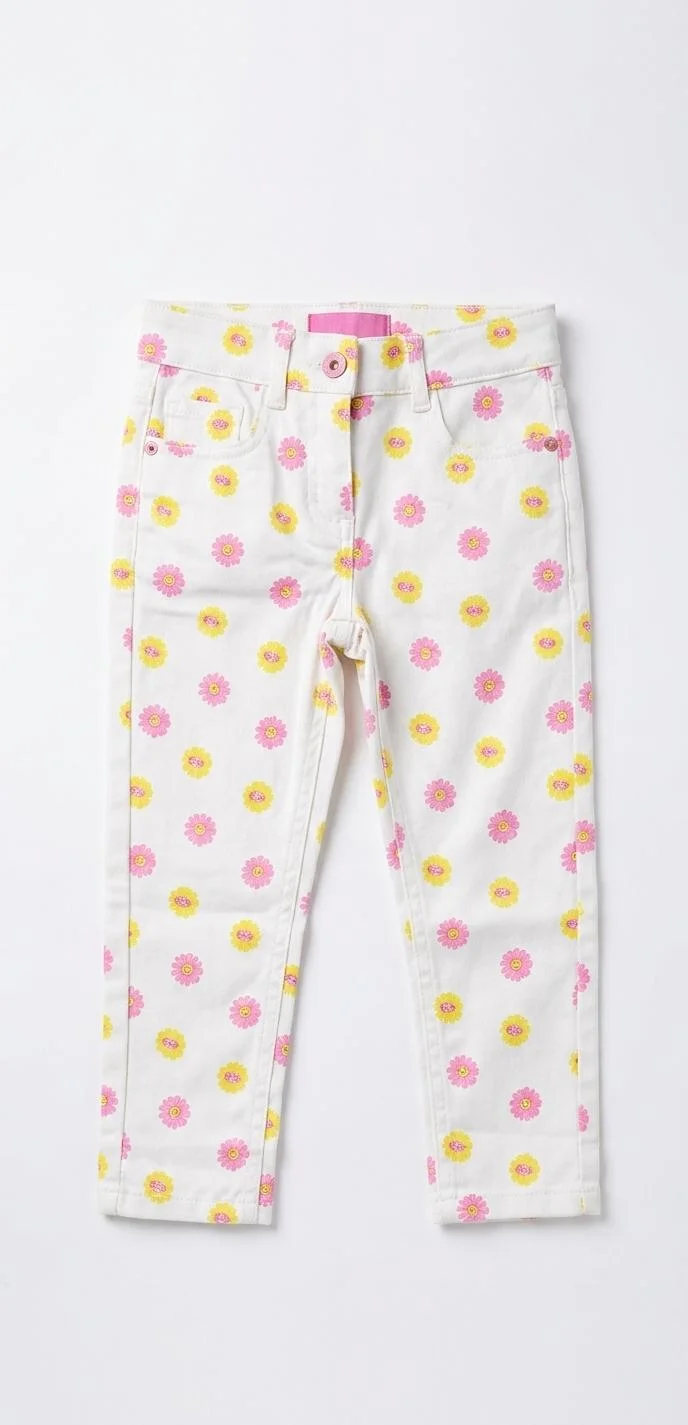 FRENDZ GIRLS PRINTED PANT FOR SUMMER WEAR