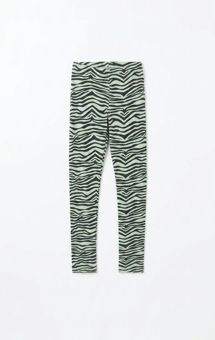 PEPCO GIRLS ZEBRA PRINT LEGGINGS FOR SUMMER WEAR