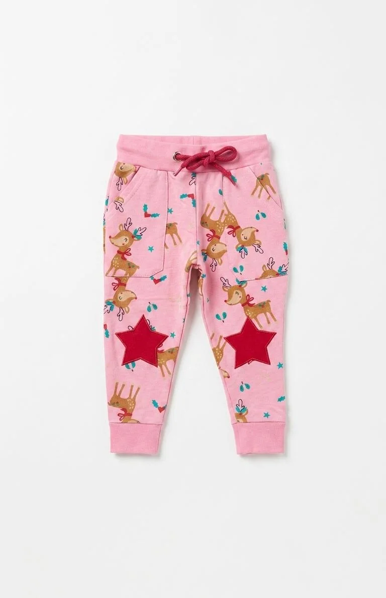 ROLYPOLY BABY/GIRLS COTTON JOGGERS FOR SUMMER WEAR