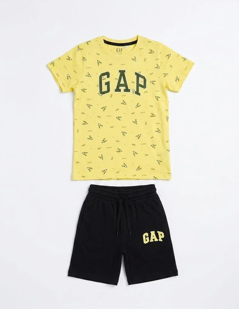 GAP BOYS BRAND SET T-SHIRT AND SHORTS FOR SUMMER WEAR