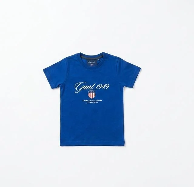 GANT 1949 NAVY BLUE T-SHIRT FOR SUMMER WEAR