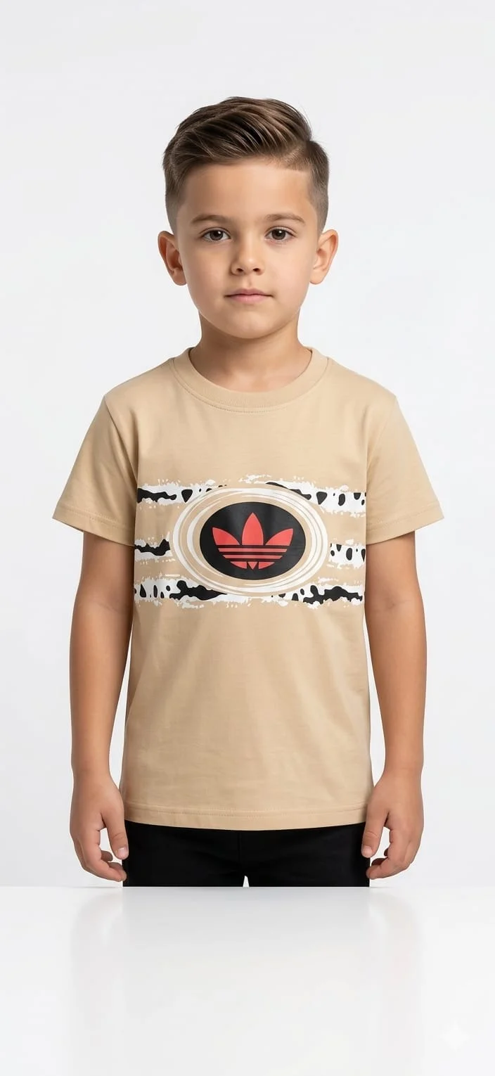 ADIDAS BOYS DOWN SHOULDER T-SHIRT FOR SUMMER WEAR