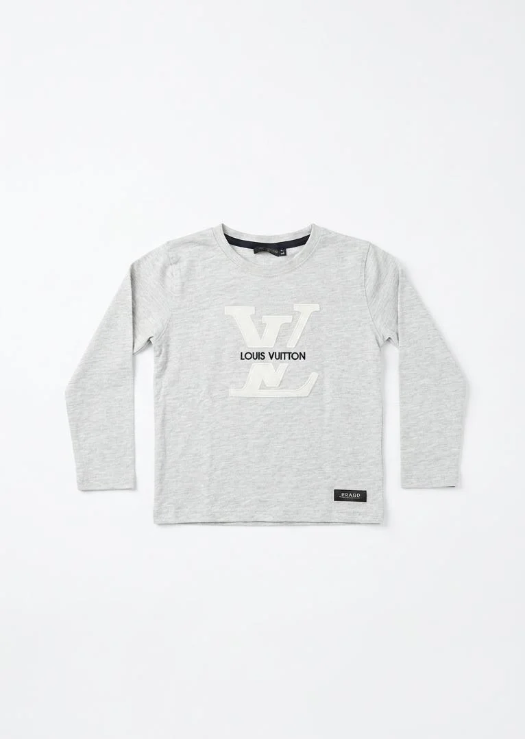 LOUIS VUITTON BOYS CREWNECK SWEATSHIRT FOR SUMMER WEAR