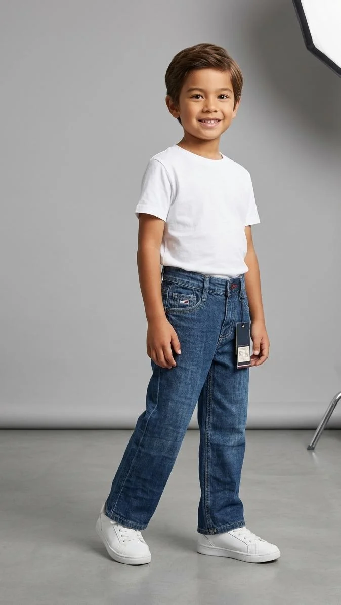 TOMMY HILFIGER BOYS DENIM JEANS FOR SUMMER WEAR