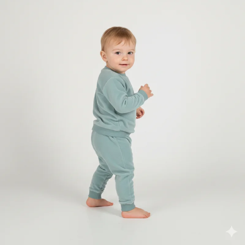 Justme baby clothing set smooth fleece for winter wear 