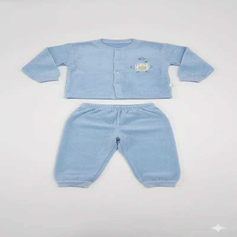  HE imported baby set Smooth Cozy Fleece for winter wear